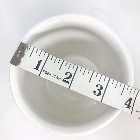 Anthropologie White Monogram Initial H Pedestal Mug - Picture 12 of 13